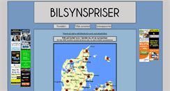 Desktop Screenshot of bilsynspriser.dk